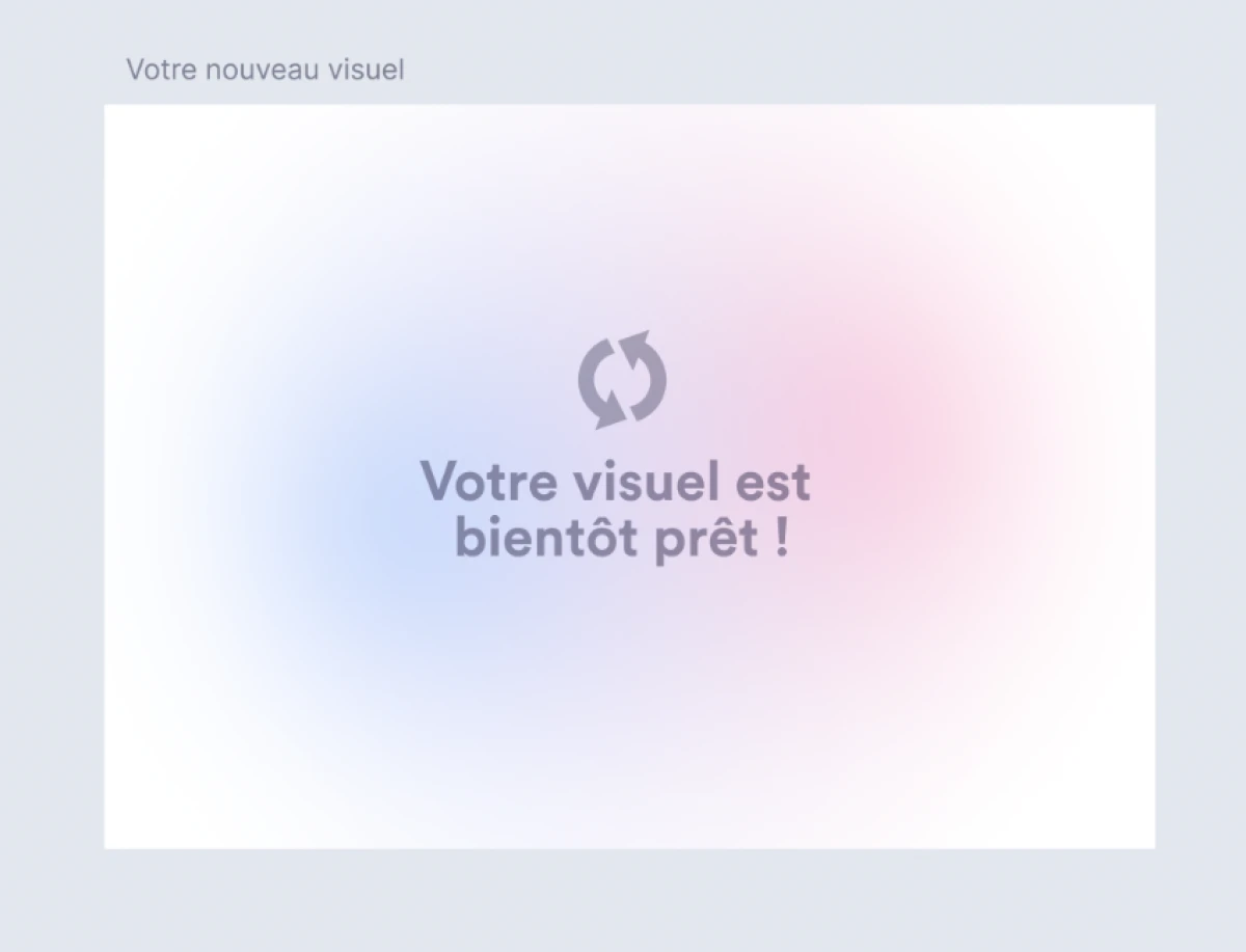 génération de l'image en cours
